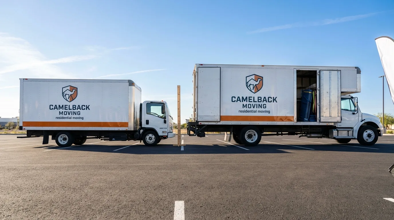 Moving truck size capacity guide in Morganville